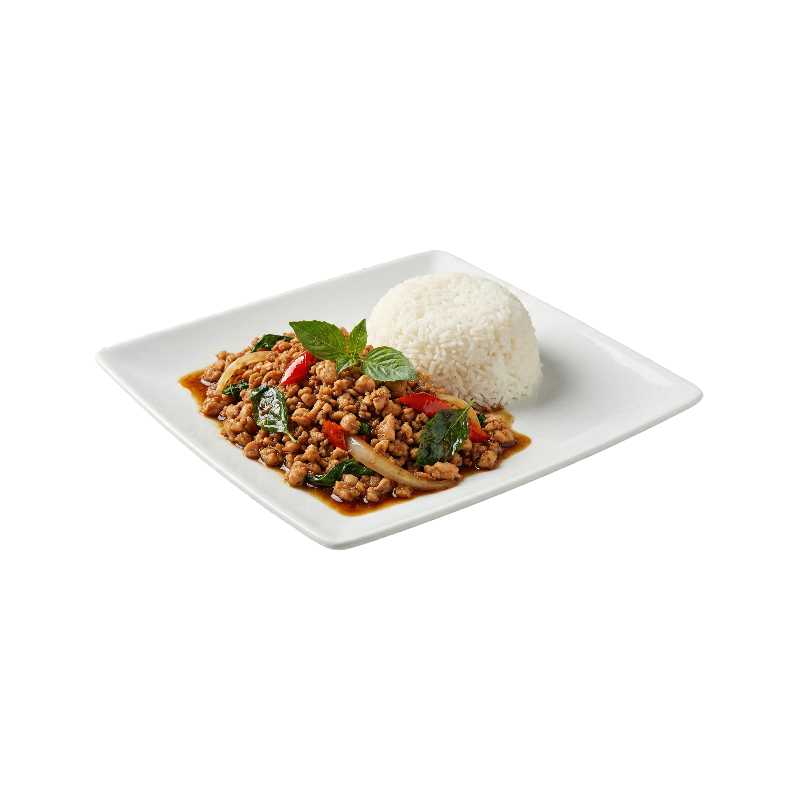 Pad Kra Prao Basilikum Wok